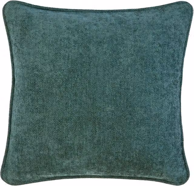 Divante Alden Square Chenille Cushion in Green