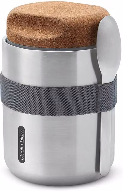 Black + Blum Insulated Stainless Steel Thermo Pot, 450 ml, Grey – 1