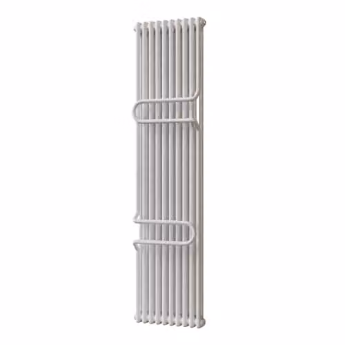 UK Radiators Alpha White Vertical Towel Bar Column Radiator, H 180 cm x W 46 cm – 2