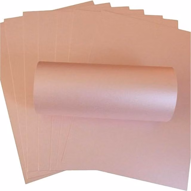 Syntego Pack of 10 Pink A4 Construction Paper Cards