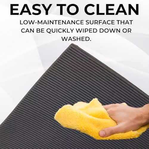 Ark Mat Fine Ribbed Black Rubber Roll Flooring Matting W: 200 cm, L: 600 cm – 4