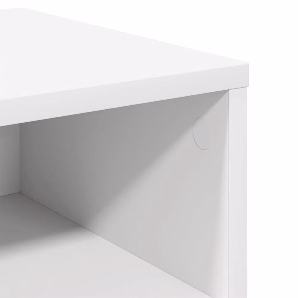 Berkfield Home White Bedside Cabinet in MDF, W/D/H: 40 x 30 x 30 cm – 3