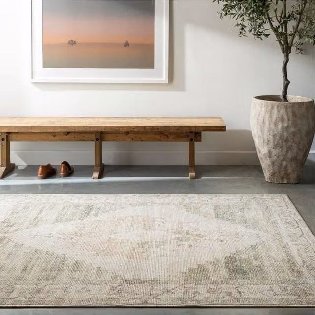 Livabliss Luca Woven Boho Traditional Rug in Blue, Brown, Green and Multicolour, W: 200 cm, D: 275 cm – 1