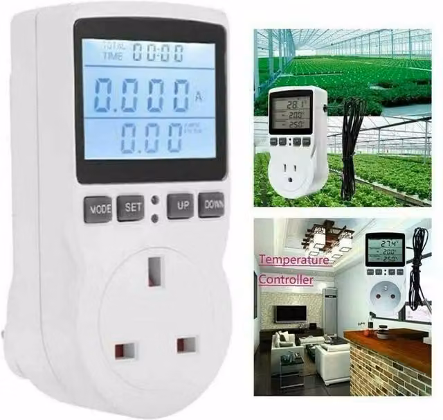 SPETLEK Digital Plug-in Electronic Thermostat in White
