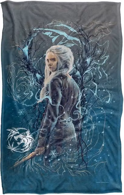 The Witcher Ciri Airbrush Silky Touch Super Soft Fleece Throw Blanket, Multicolour, W: 91 cm, D: 147 cm – 4