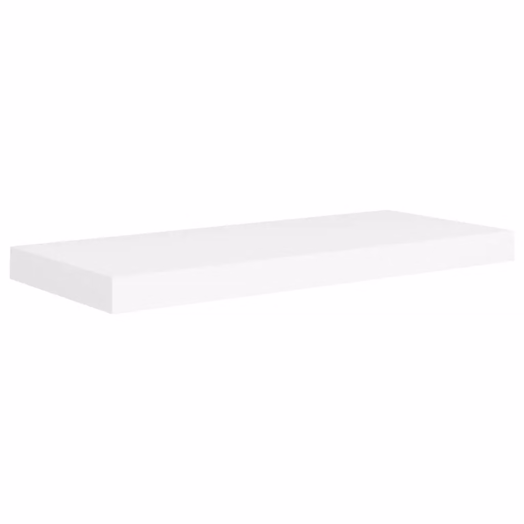 Berkfield Home White Floating Wall Shelf, W/D/H: 60 x 23.5 x 3.8 cm – 2