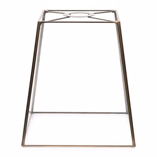 ValueLights Gold Metal and Clear Glass Lantern Easy Fit Ceiling Light Shade, Shade Width: 18 cm – 1