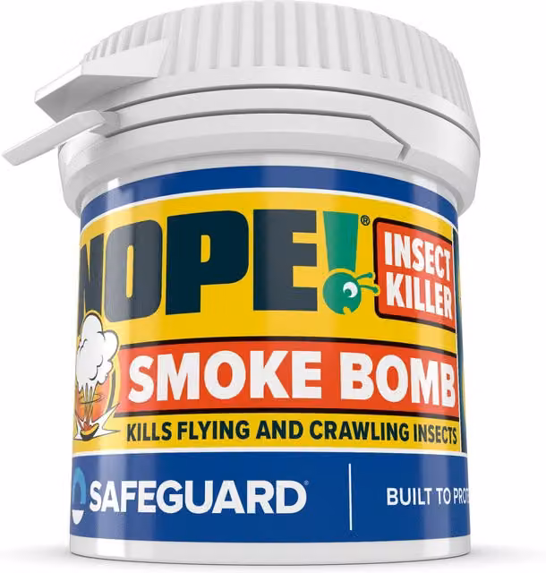 NOPE! Insect Killer Smoke Bombs, 6 x 14g Packs, White