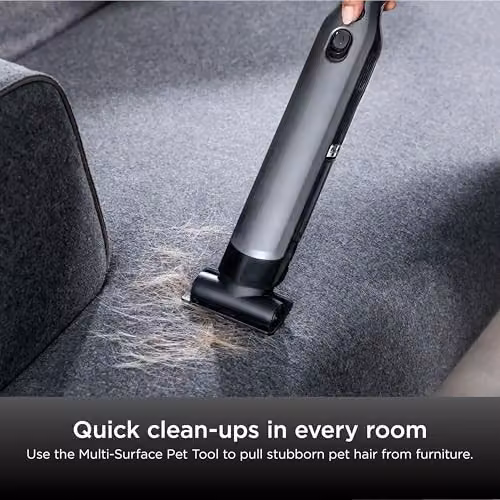 Shark WandVac 1.0 Cordless Handheld Vacuum Cleaner with Charging Station, Grey/Silver – 4