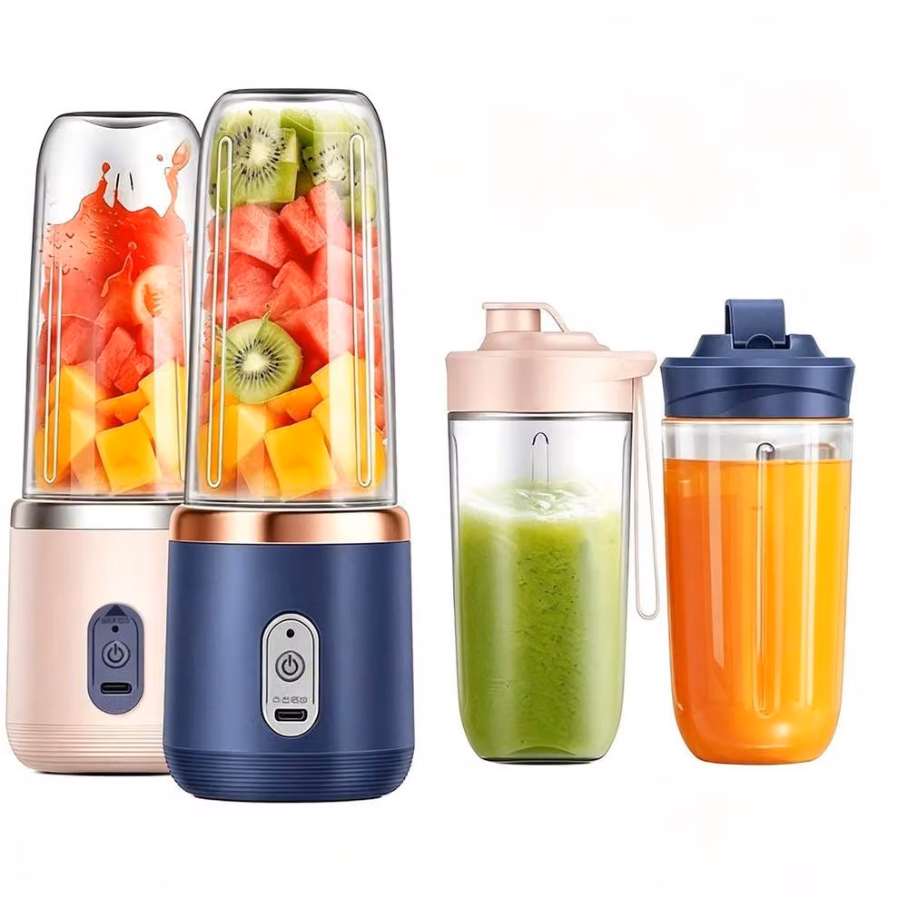 FLAVORA Pink Portable Electric Juice Maker and Blender, 400 ml – 2