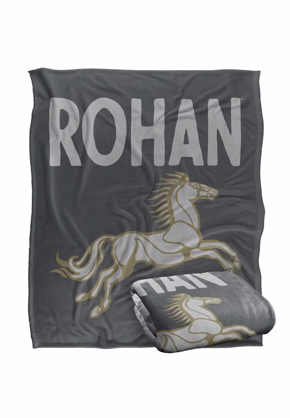 LOGOVISION Lord of the Rings The Riddermark Super Soft Fleece Throw Blanket, Multicolour, W: 152 cm, D: 127 cm – 6