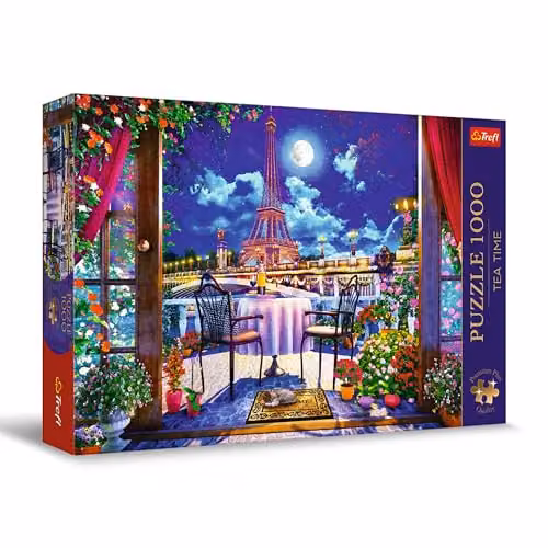 Trefl Paris in the Moonlight 1000 Piece Jigsaw Puzzle, Multicolour – 2