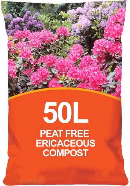 Simpa Peat Free Nutrient Rich Ericaceous Compost, 50L, Dark Brown – 1
