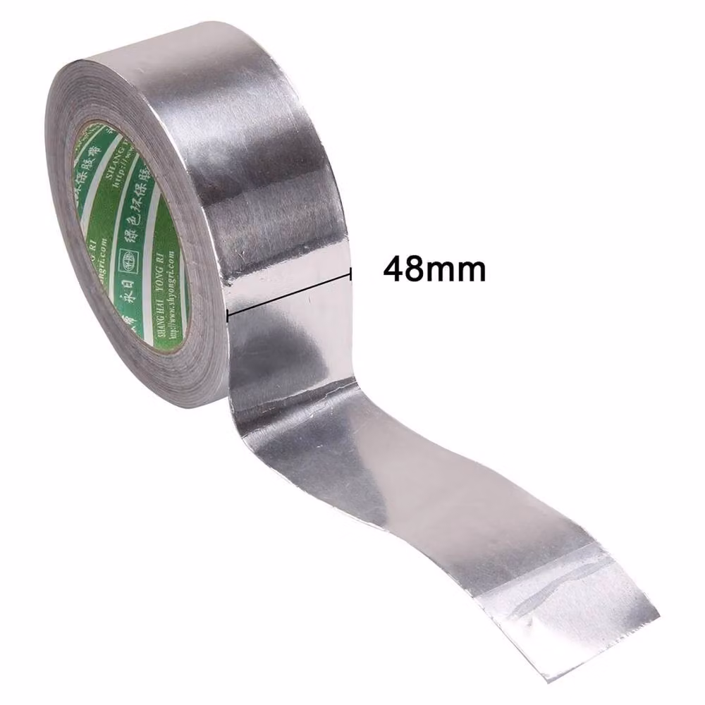 Nordara Silver Aluminium Foil Heat Insulation Tape, Pack of 3 (Width: 48 mm, Length: 50 m each) – 2