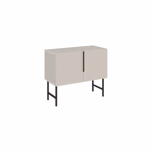 Decortie Hocus Picus Industrial Console Cabinet in Sandstone for Hallway or Living Room, W/D/H: 88 x 40 x 75 cm – 2