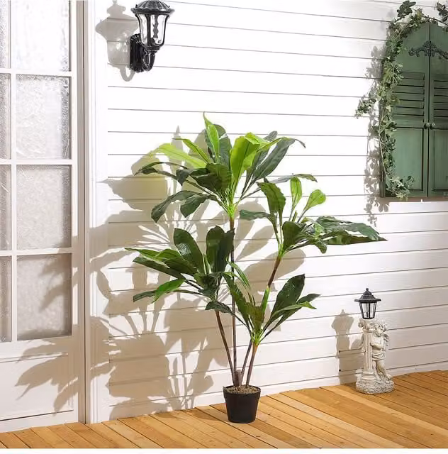 Living and Home Large Green Artificial Potted Tree – 1