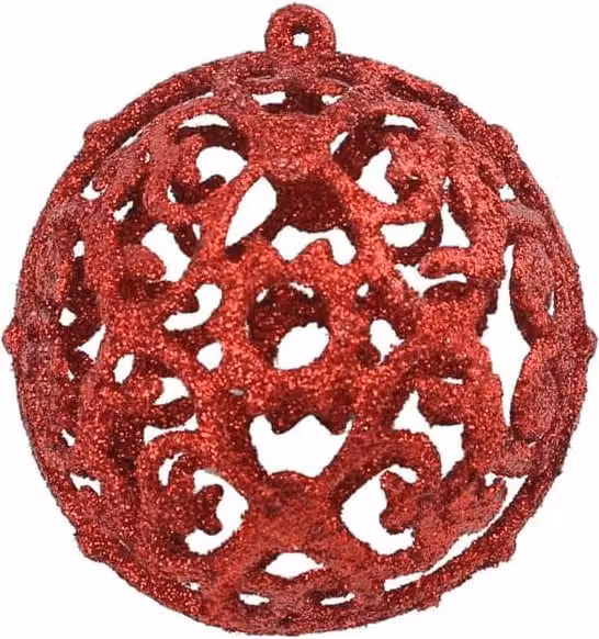 Berkfield Home Beautiful 100 Piece Red Christmas Bauble Set – 1