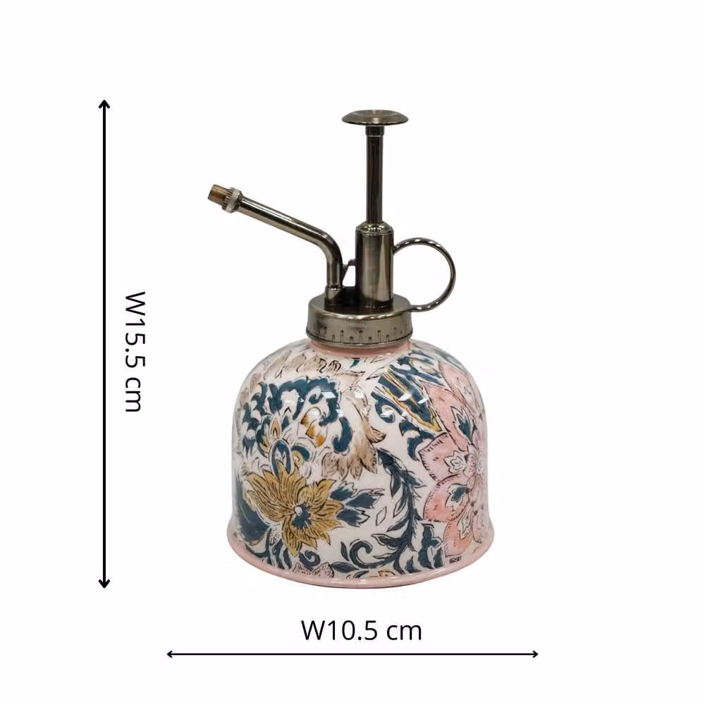 Ivyline Maisie Metal Plant Mister in Pink, H15.5cm x D10.5cm – 2