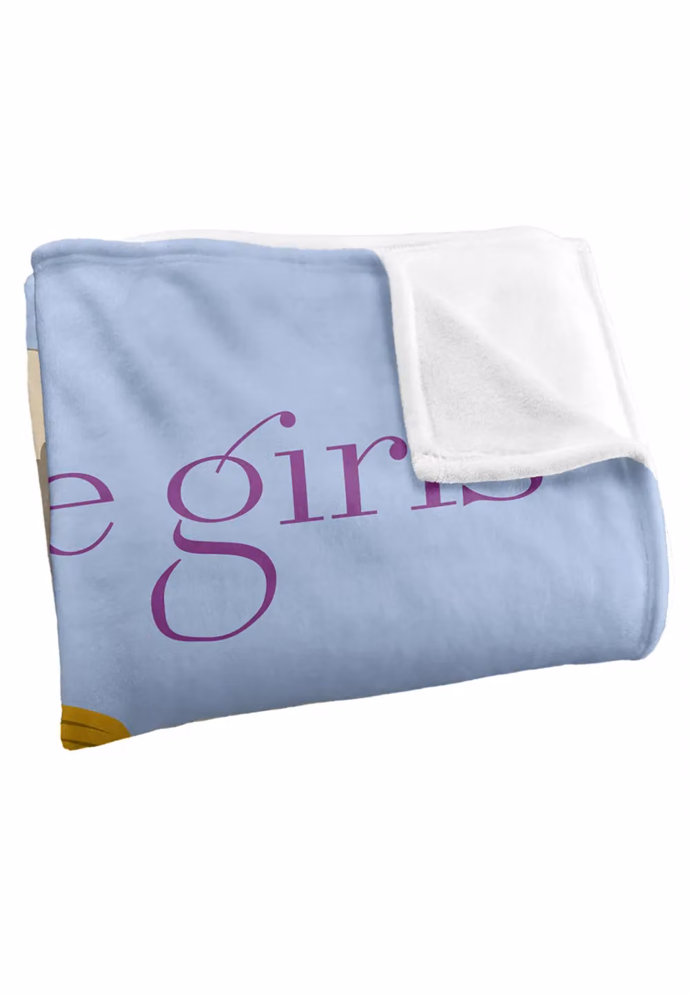 Warner Brothers Gilmore Girls Dog Logo Silky Touch Super Soft Throw Blanket, White, W: 152 cm, D: 127 cm – 2