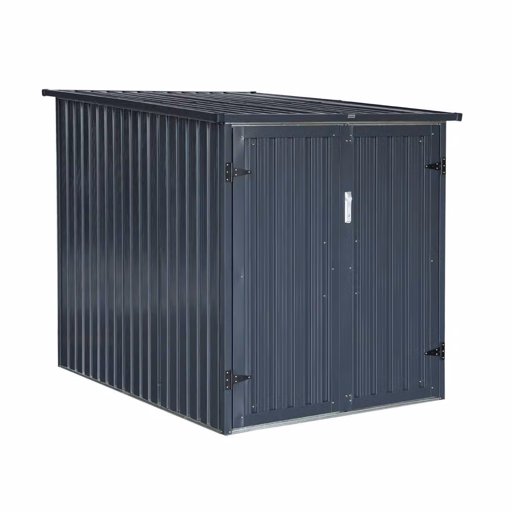 Sweekeek Galvanised Steel Bike Shelter with Anchoring Kit for 2 Bikes, Grey – 2