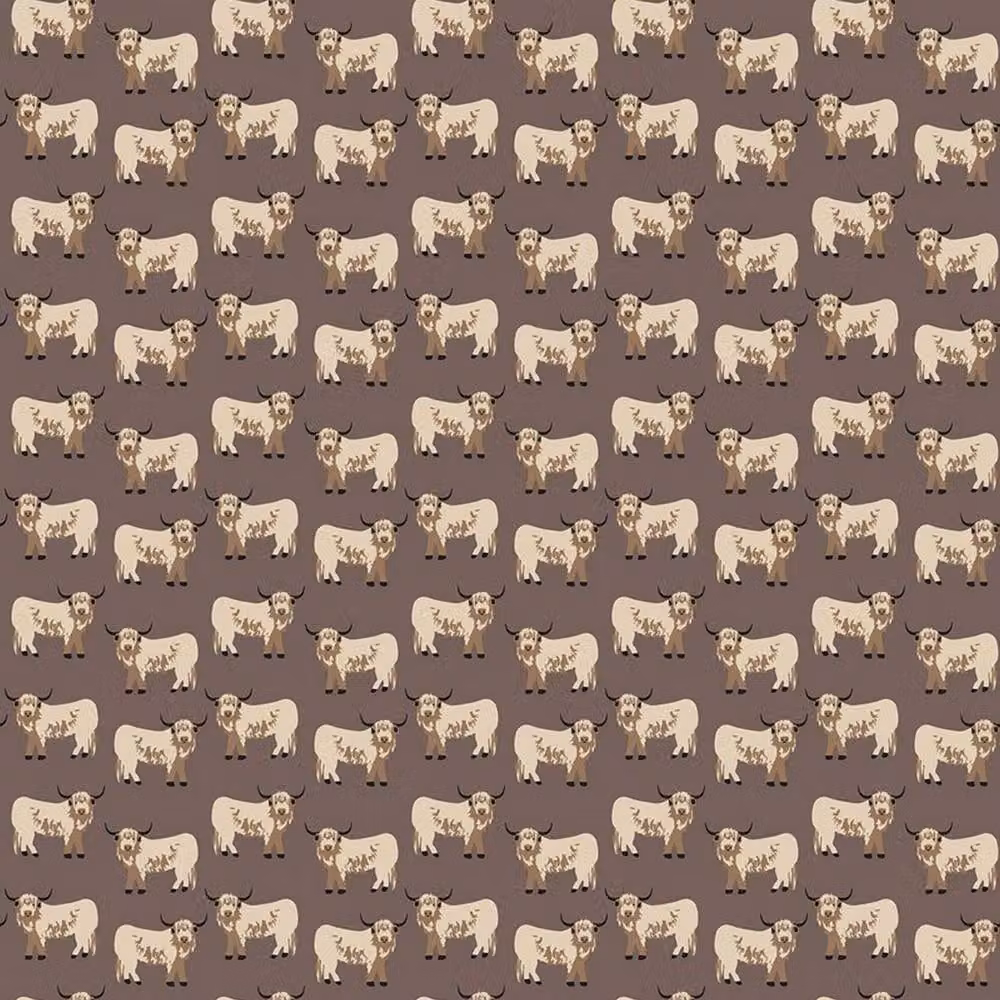 HomeSpace Direct Highland Cow Fluffy Fleece Throw Blanket in Brown, W/D/H: 120 x 150 cm – 4
