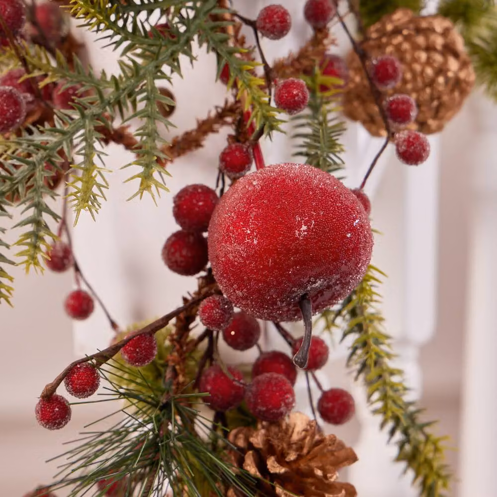 Dibor Country Hedgerow Christmas Garland, Multicolour, Length: 180 cm – 2