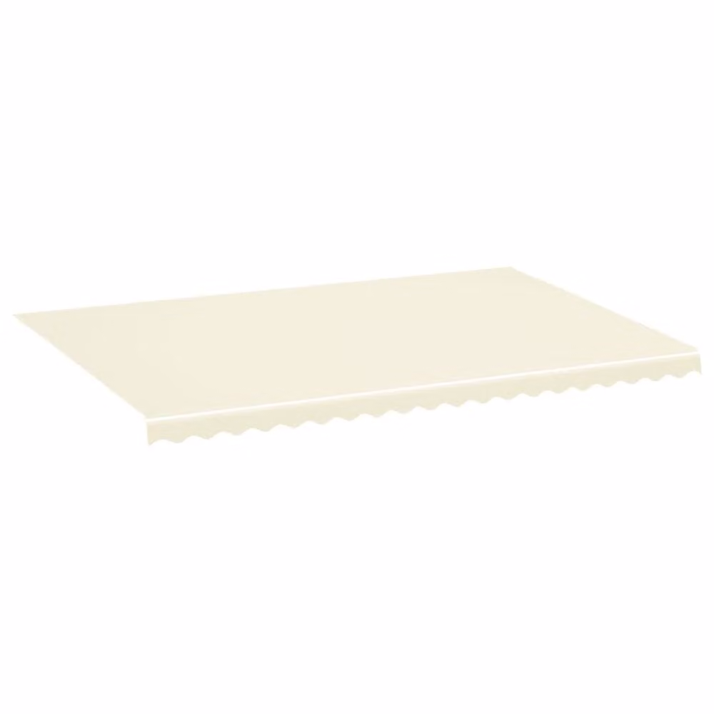 Berkfield Home Replacement Awning Fabric in Beige, Polyester, W: 5 m, D: 3.5 m – 2
