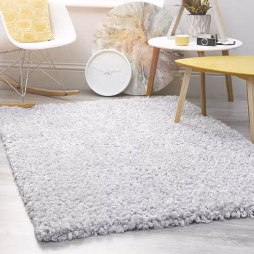 Phoenox Textiles Limited Origins Portland Grey Hand Tufted Rectangular Rug W: 140 cm, L: 200 cm – 2