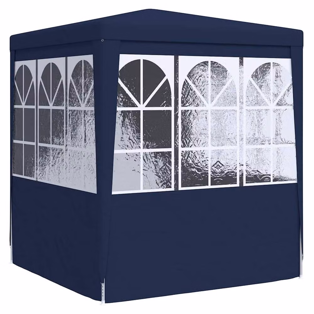 Berkfield Home Professional Party Tent with Side Walls, Blue, 2.5 x 2.5 m – 5