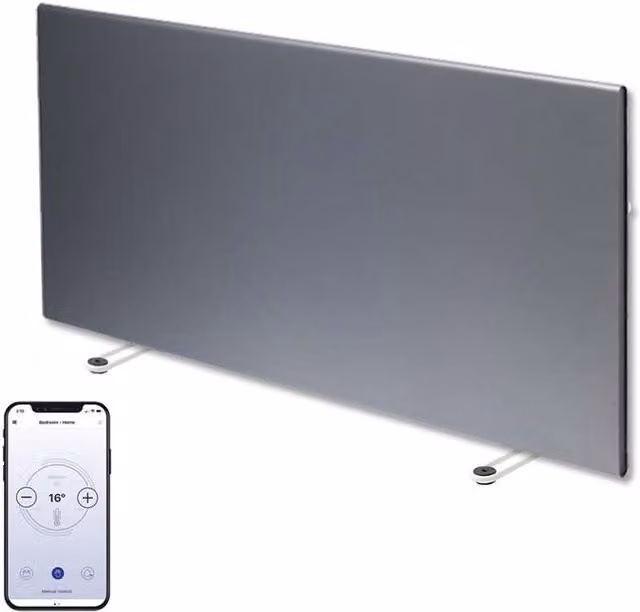 Adax Neo WiFi Portable Convector Electric Heater in Lava Grey