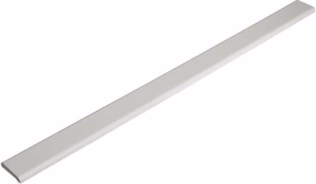 Freefoam White Woodgrain PVC Architrave Moulding, H x W x D: 40 mm x 6 mm x 5 m
