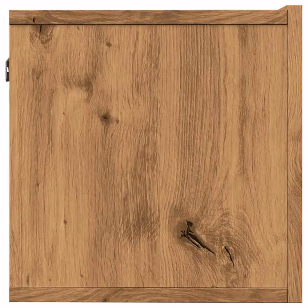 Berkfield Home Artisan Oak Wall-Mounted TV Cabinets, 2 Piece Set, Brown, W: 80 cm, D: 30 cm, H: 30 cm – 3