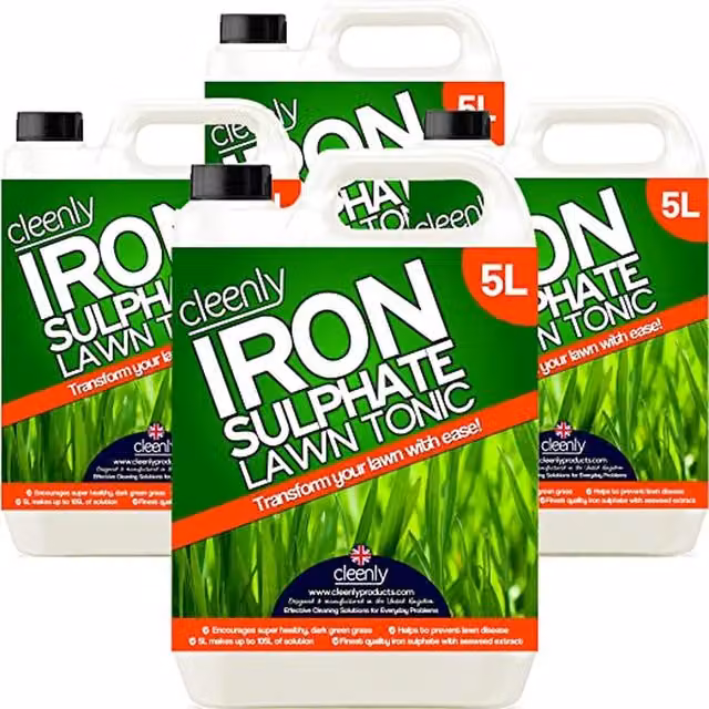 Cleenly Iron Sulphate Lawn Tonic Liquid, Transparent, 20 l