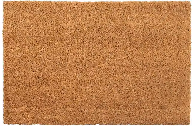 Berkfield Home Brown Coir and PVC Rectangular Door Mat, W: 80 cm, D: 50 cm – 1