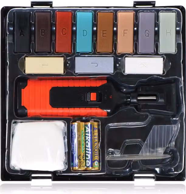 SPARES2GO Flooring Repair Kit in Red