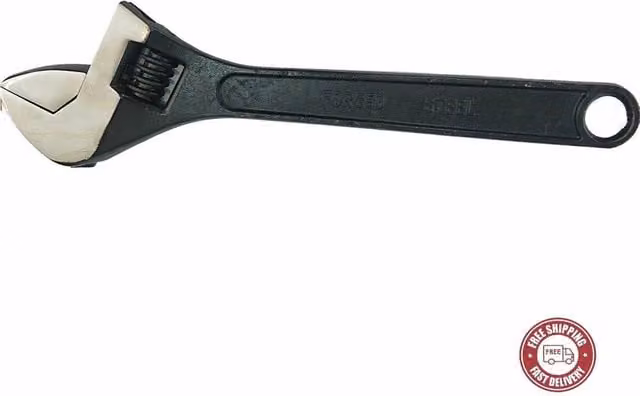 VOGREX Silver Steel Adjustable Pipe Wrench with 52mm Max Jaw Opening – 1