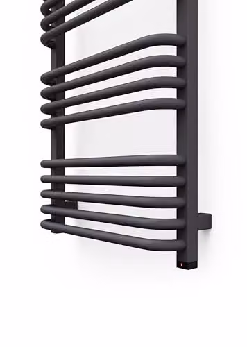 Terma Alex One Electric Towel Rail with Concealed Element, Grey, H x W: 114 x 50 cm – 3