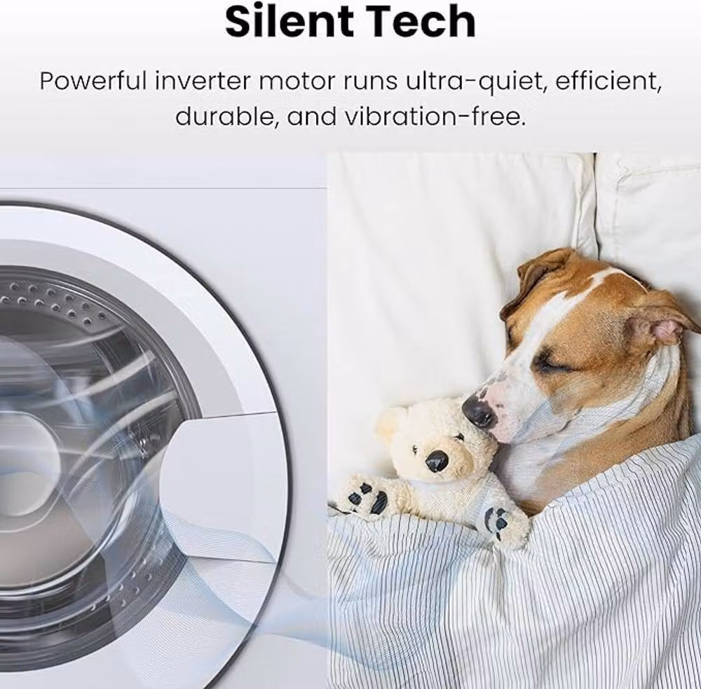 Teknix BITKW814 White 8kg Fully Integrated Front Loader Washing Machine with 1400 RPM and A Energy Rating – 3