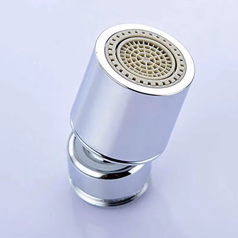 Nes Home 360 Degree Rotating Swivel Kitchen Tap Aerator Diffuser with Male Thread Adapter in Silver – 2
