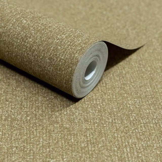 Grandeco Boutique Monroy Semi Plain Embossed Wallpaper in Green