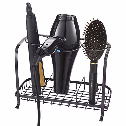 House of Home Freestanding Metal Hair Dryer and Straighteners Holder in Anthracite – 2