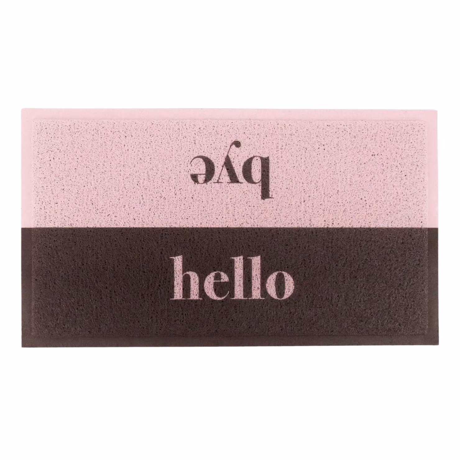 Artsy Mats Pink Hello Bye Doormat, W: 90 cm, D: 60 cm – 2