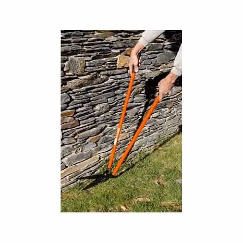 Bahco P74 Long Handled Lawn Shears in Orange and Black – 2