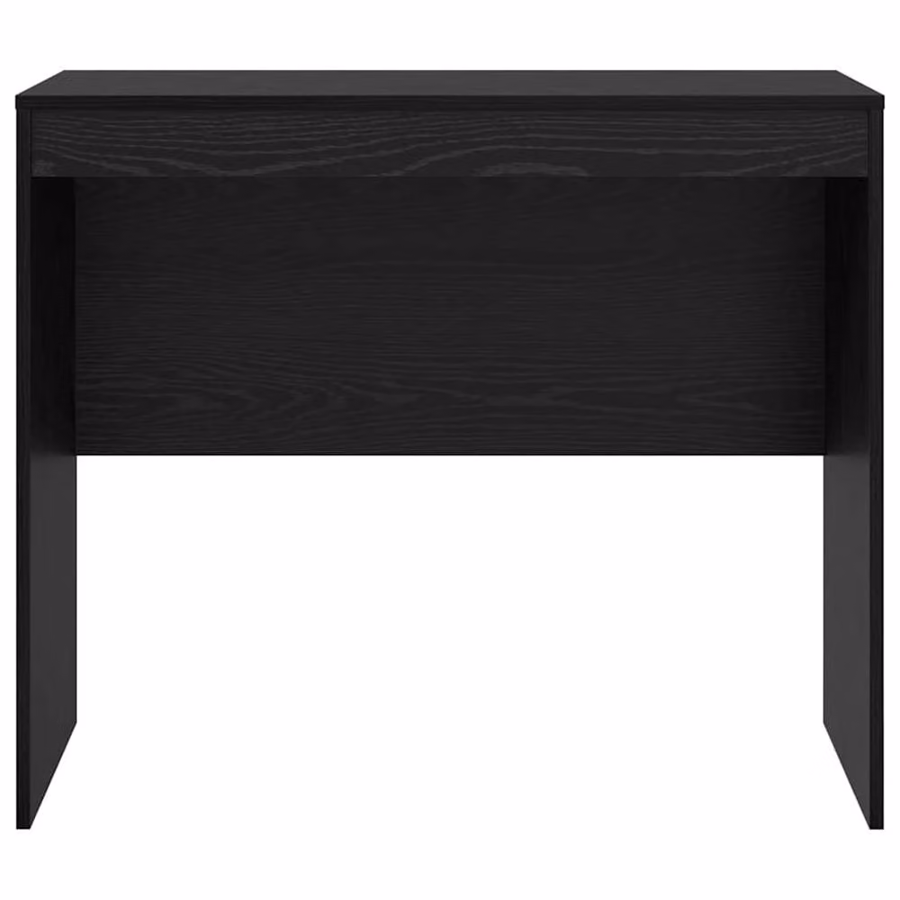 Berkfield Home Modern Black Oak Writing Desk, Black, W/D/H: 90 x 50 x 76 cm – 4