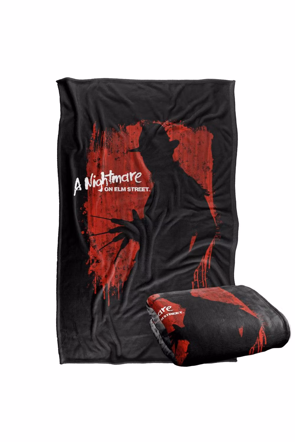 Warner Bros. Nightmare On Elm Street Slayer Silhouette Super Soft Silky Touch Throw, Multicolour, Extra Large – 2