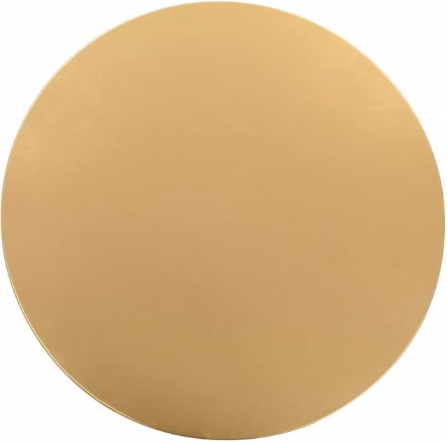 Berkfield Home 2-Piece Gold Stretch Round Tablecloth Set, Diameter: 60 cm