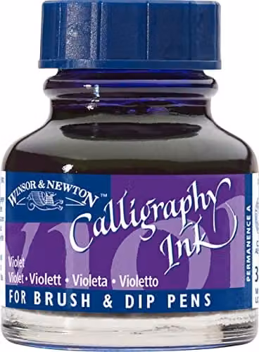 Winsor and Newton Calligraphy Ink 688 Violet, 30ml – 1