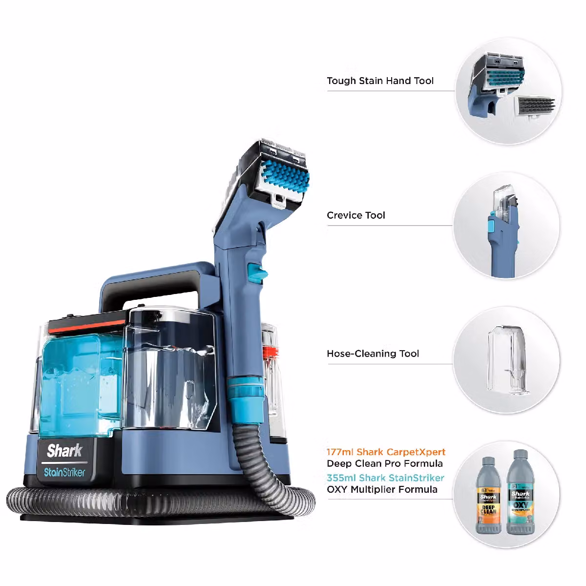 Shark StainStriker Stain and Spot Cleaner, Blue – 5