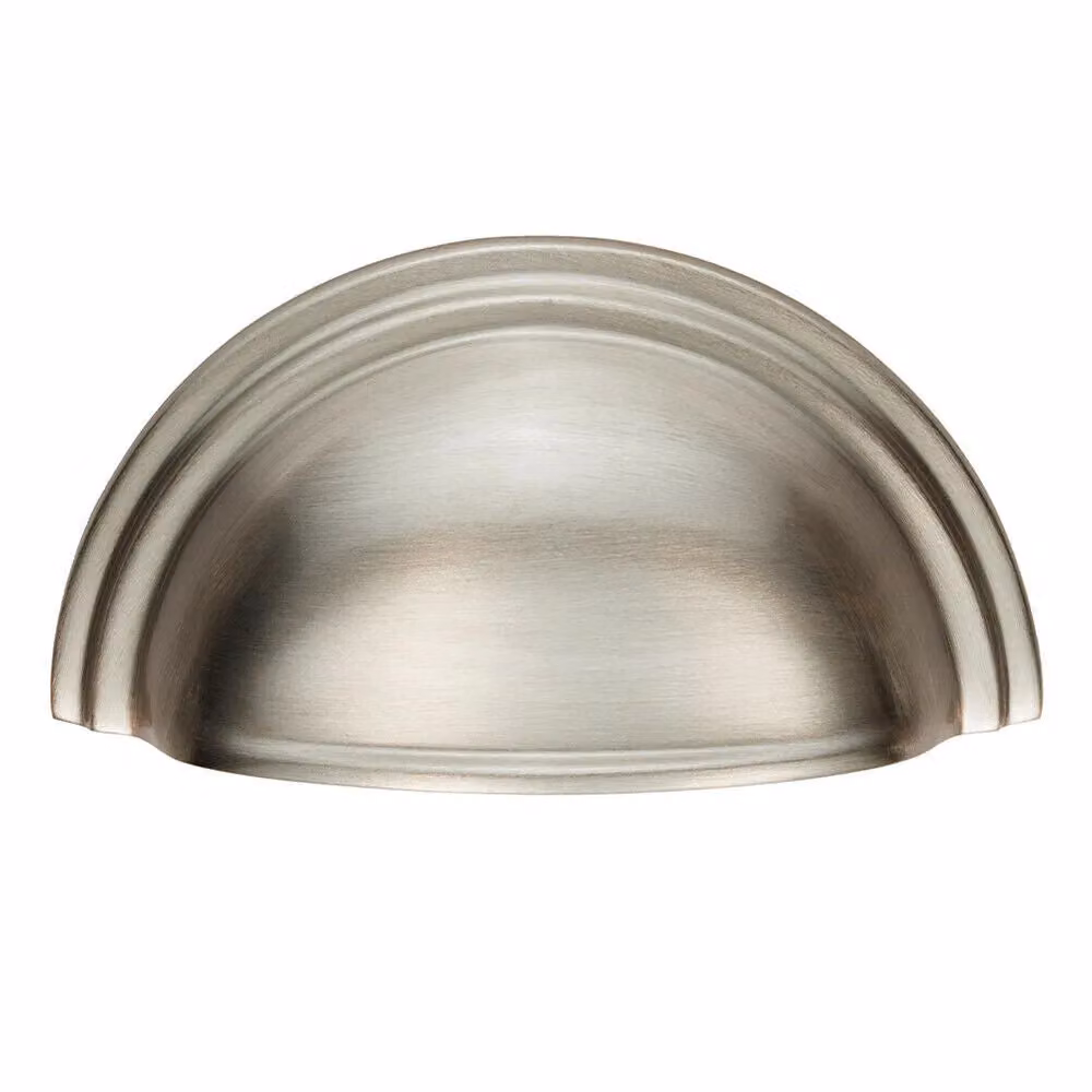 Loops 4-Pack Victorian Cup Pull Handles in Polished Nickel, Fixing Centres: 76 mm – 2