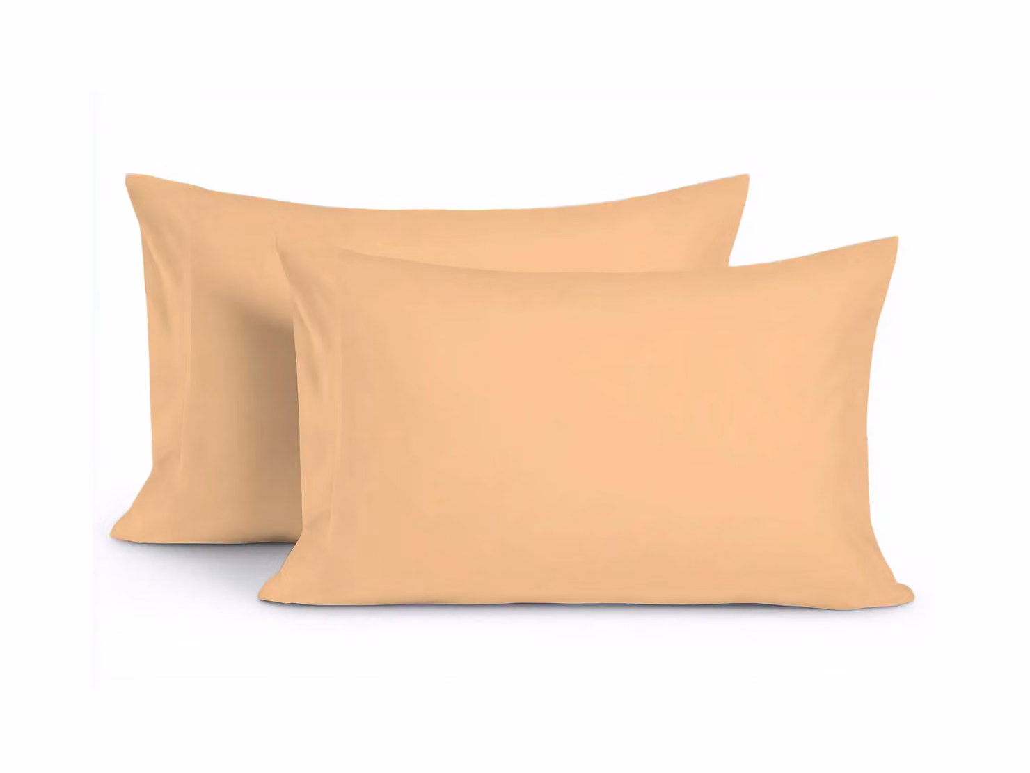 Snug City Microfibre Soft Touch Plain Dyed Housewife Pillowcase Pair in Beige – 2